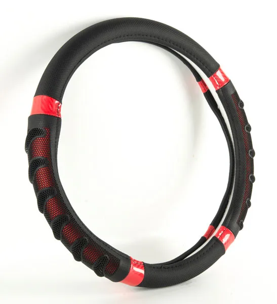 Новый дизайн Горячая Распродажа Красочные экологически чистые ПУ кожаный чехол на руль