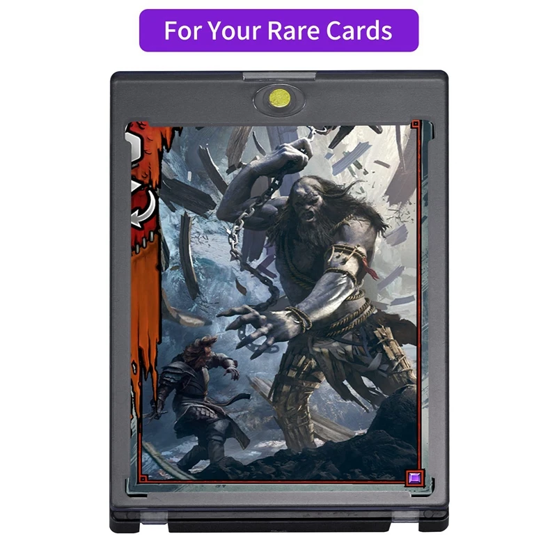 Sports Baseball Toploaders 35 Pt Hard Cards Sleeves Case 5 Ct Magnetic Card Holders For Trading Cards