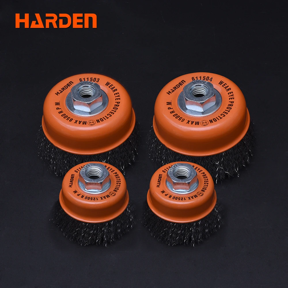 Harden 75mmxM10x1 5 75mmxm14 X2. 0 100MMXM14 125mmxm14 ОБЖИМНАЯ проволочная щетка для чистки