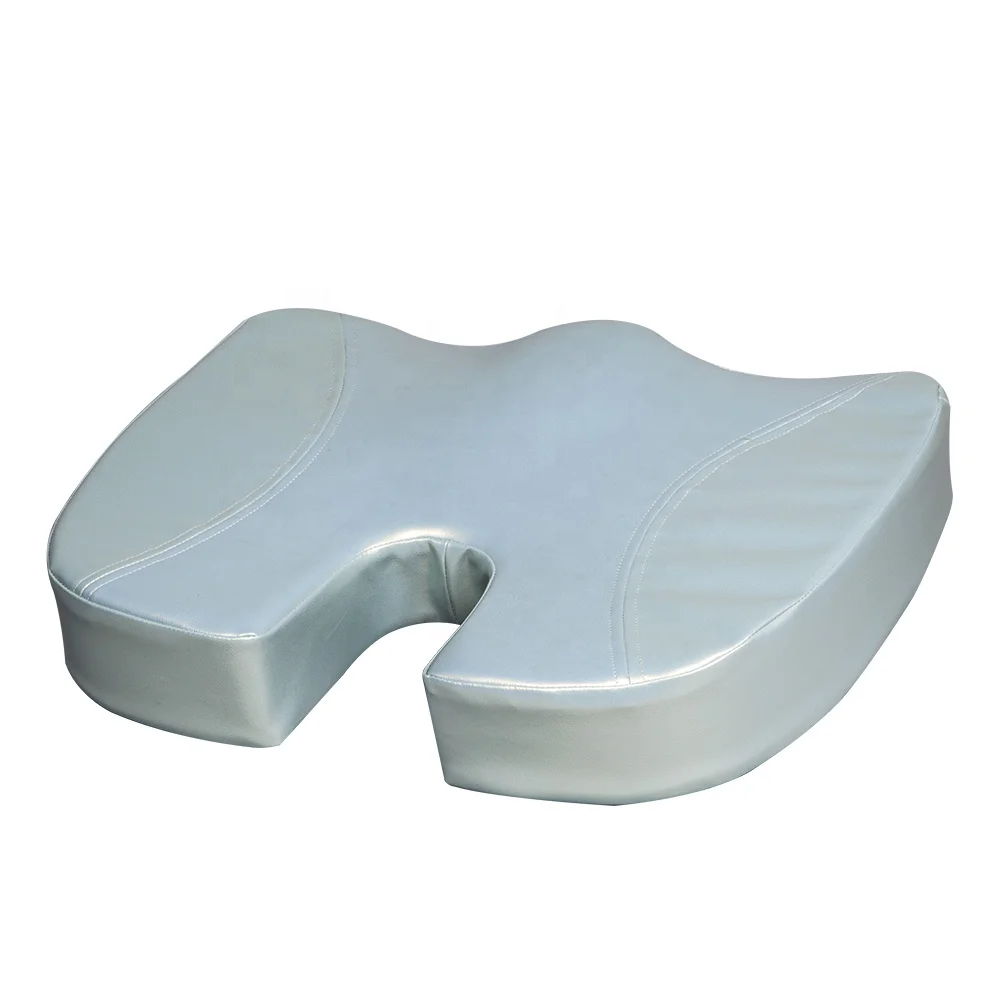 Customized U Shape Memory Foam Seat Cushion coccyx seat pad for Car Seat office chair driver wheel chair with PU Waterproof