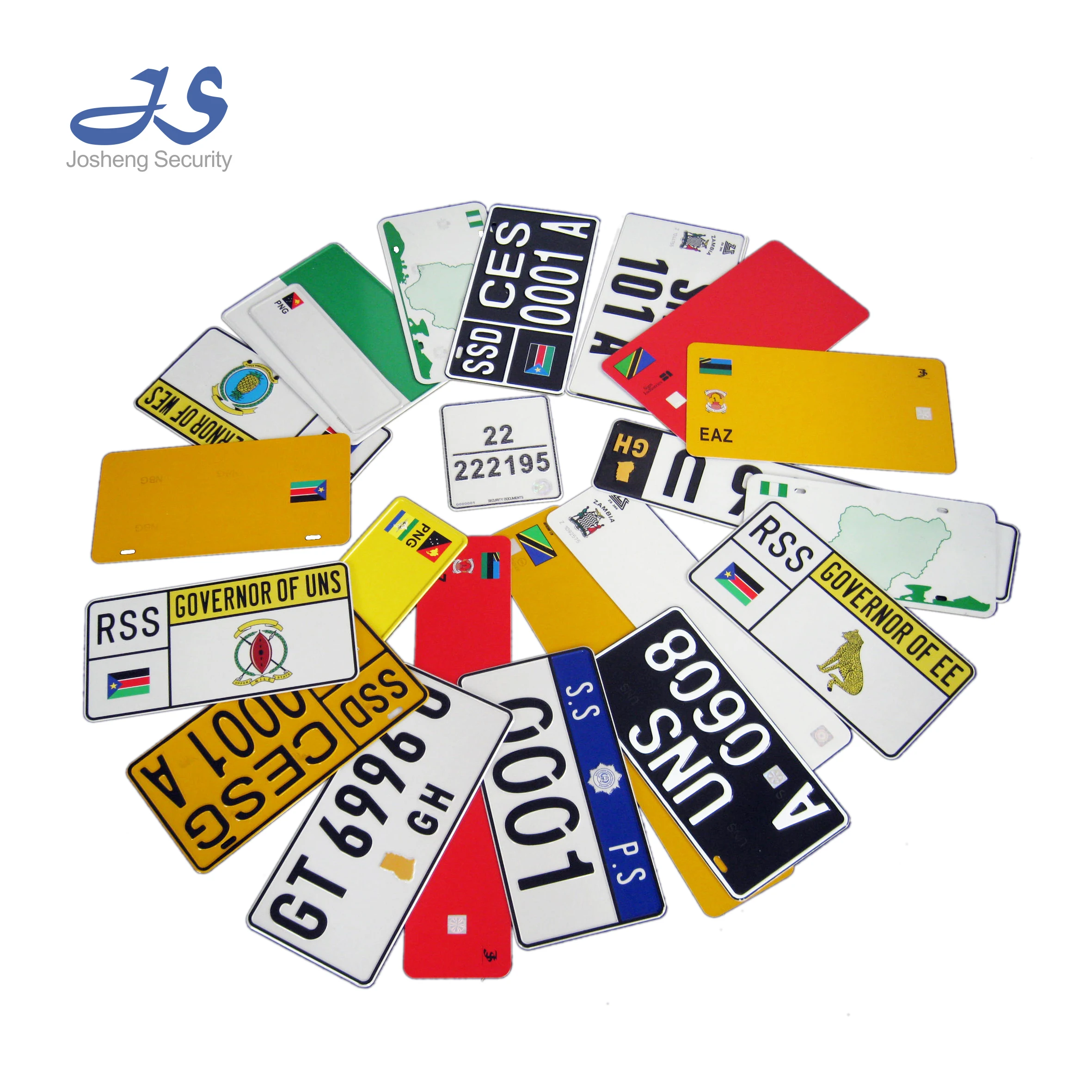 High Quality Custom Logo Embossed motorcycle Plates, Vehicles Embossing Number plates, High Security Car License plates