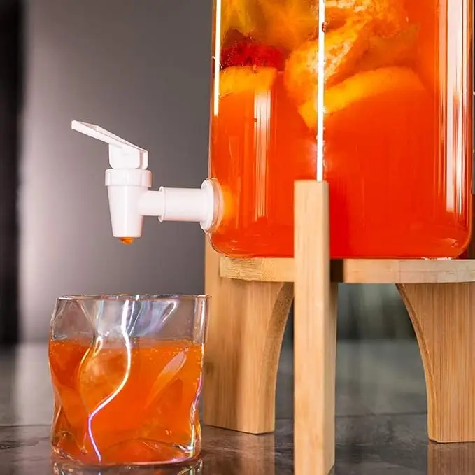 4 Piece Factory low price discount Blue white Plastic Water Dispenser Tap beverage Dispenser Spigot Tap plastic Spigot Spout