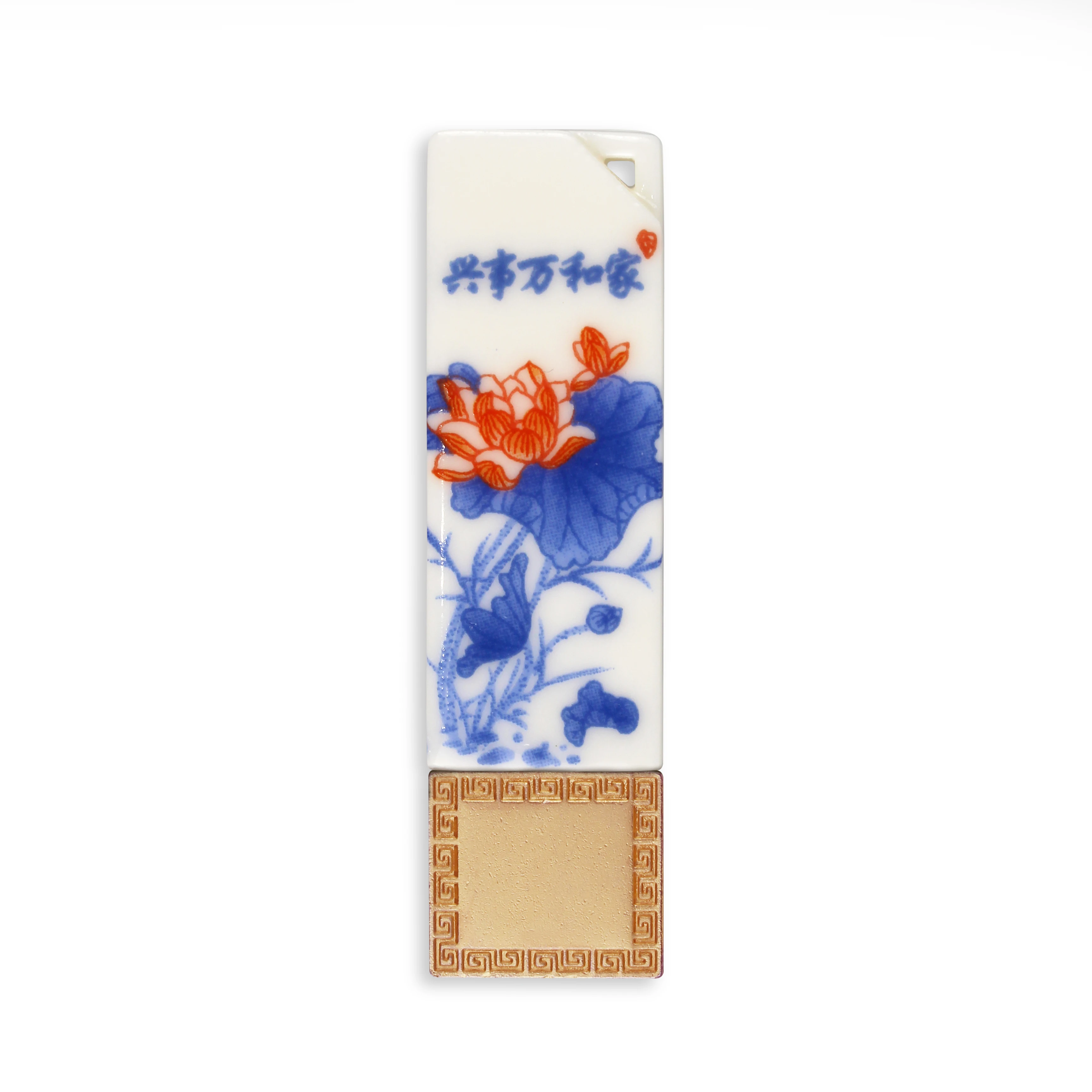USB 2.0 ceramics custom logo 16GB 32Gb 64 GB usb stick customized flashdrive for corporate