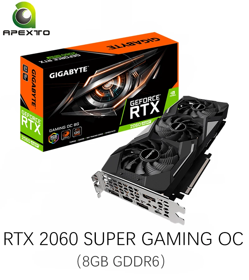 GIGABYTE rtx 2060 Super Gaming OC 8gb Graphics Cards 2060 rtx 2060s GPU Card RTX 2060 Super