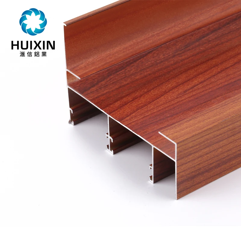 Tanzania Series Window Aluminium Extrusion with Wood Color