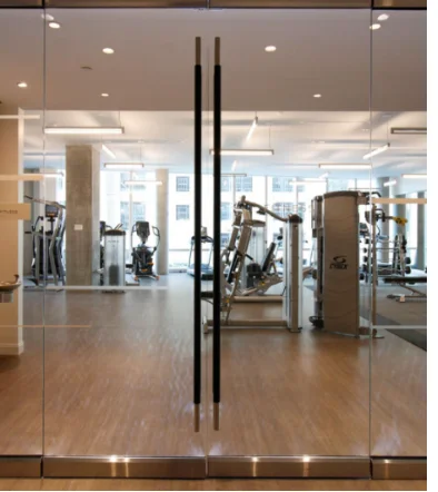 DB Customized 12mm Thick Tempered Glass for Conference Room Glass Door Involving  All accessories