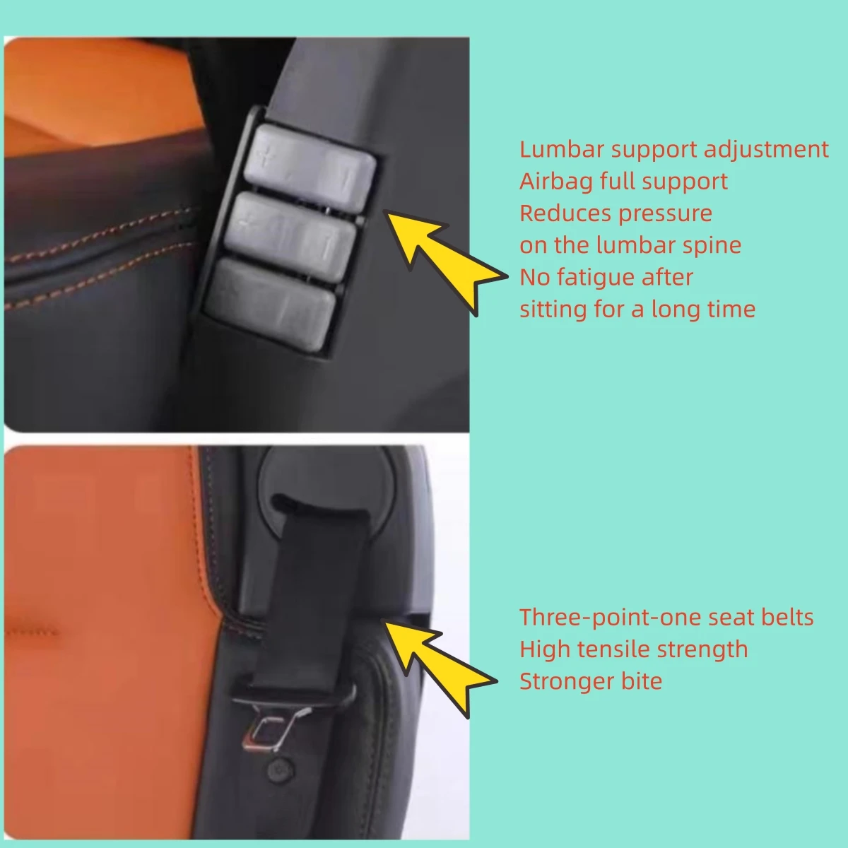 Shacman Hydraulic Air Suspension Truck Driver Seat