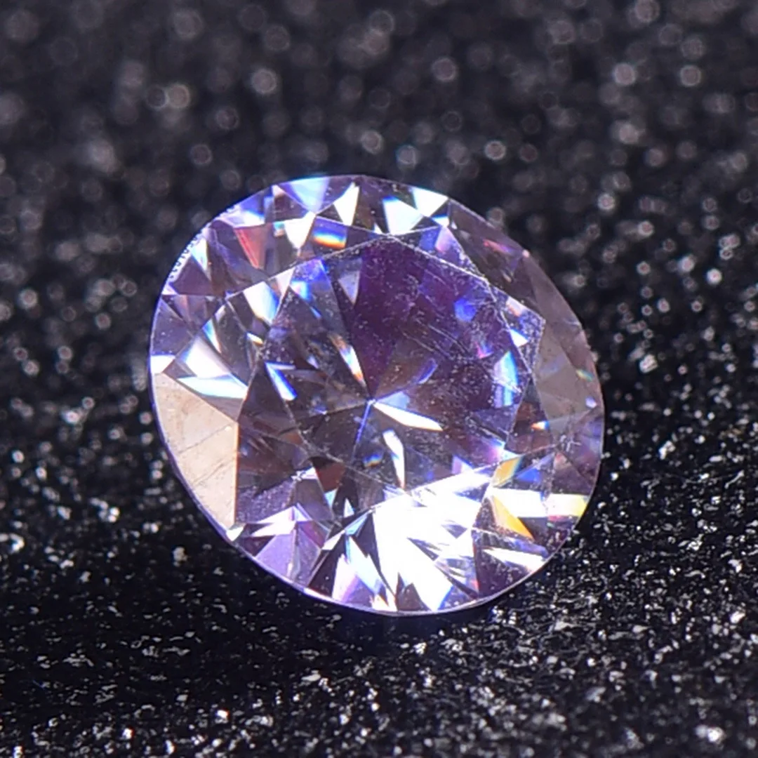 Wholesale small size D Color Moissanite Round cut 0.8-3.0mm price per carat VVS1 loose moissanite Diamond