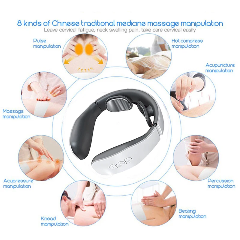 Portable Neck Massager  Vibration Massage Device Mini Comfortable massager