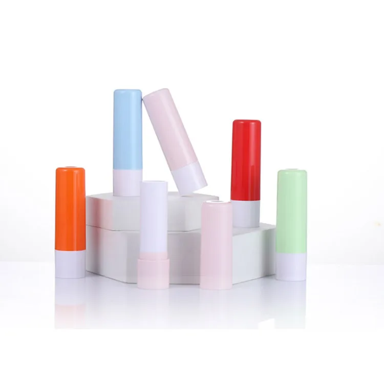 Glossy or Matt Finished Various Shape Colors push up plastic tube