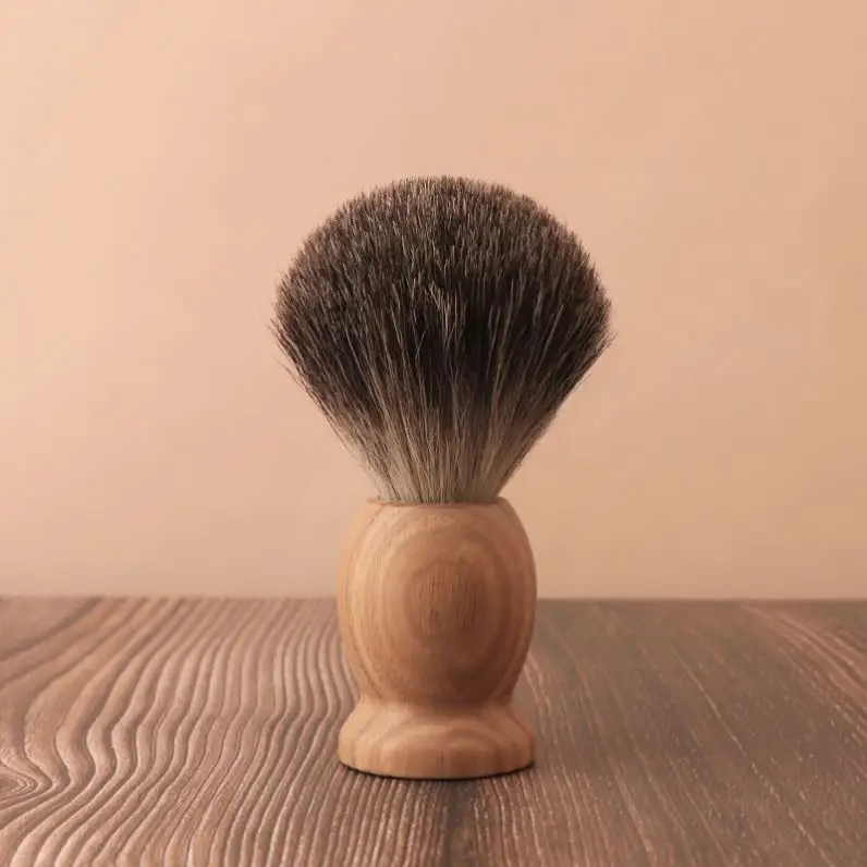 Wholesale Best Selling Solid Color Eco-Friendly Black Badger Wood Machines Industrial Wooden Brushes