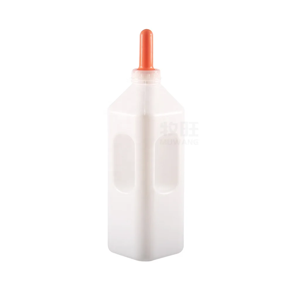Calf lamb goat Milk Feeder Plastic Milk Bottle 3L Feeding Milk Bottles with Nipple Teats