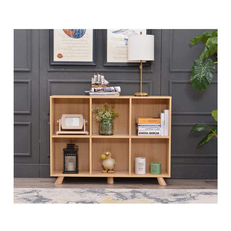 
High quality Wooden shelves for home book case storage organizer 