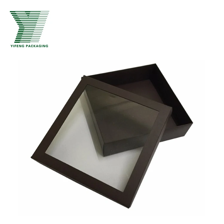 High Quality Custom Design Wedding Sweet Candy Paper Packaging Box Handmade Truffle Chocolate with Pvc