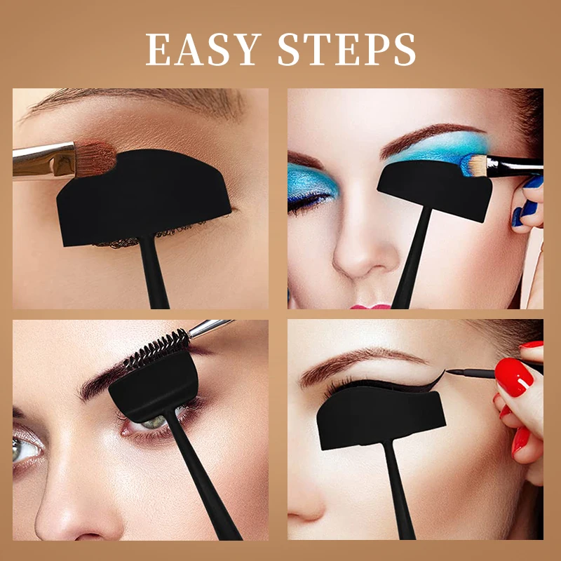 ARTMISS Eye Shadow Applicator Silicone Eyeshadow Stamp Crease Tools for Women Girls Eyes Makeup