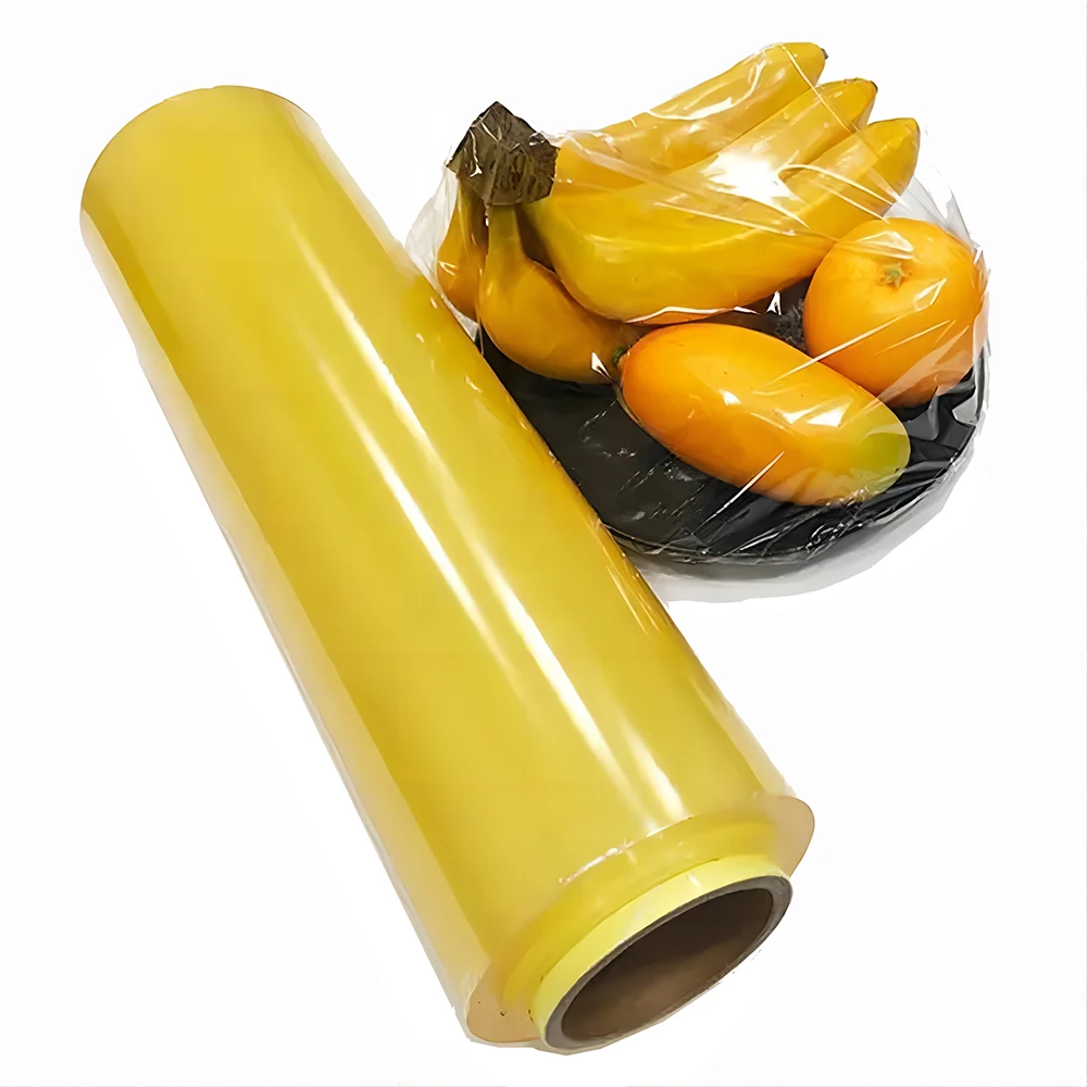 Factory Directly High Quality Food Grade Plastic Wrap Films Pvc Cling Film For Wholesales