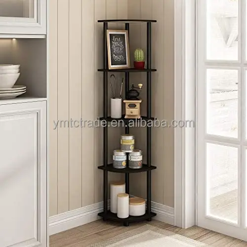 Markdown Sale Stocked 3 Tier Wooden Corner Shelf Kitchen Rack 5-layer 3 Tier Bathroom Corner Rack Bathroom Shower Shelf