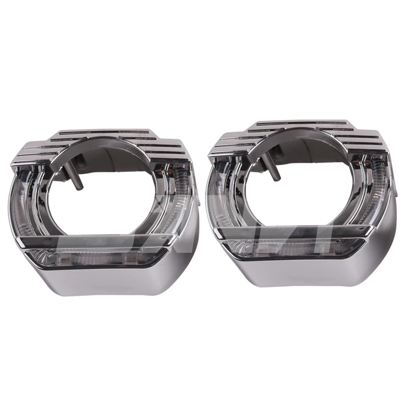 Sanvi 2.5'  HELLA Visteon Bi xenon led projector lens shroud cover aftermarket Retrofit Headlight Conversion Kit DIY auto light