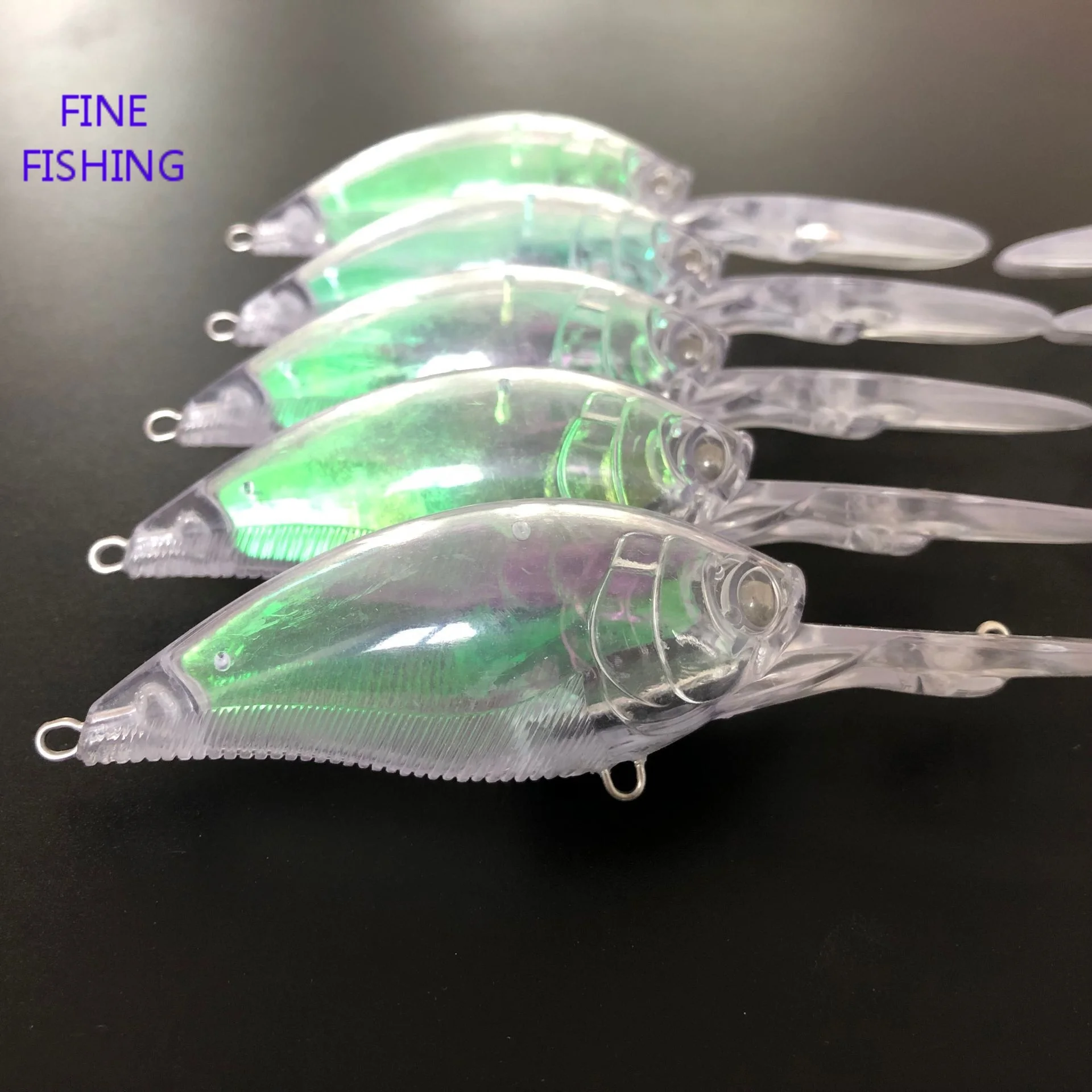 Unpainted fishing lure 120mm 19.2g blank crankbait lure body 8333#