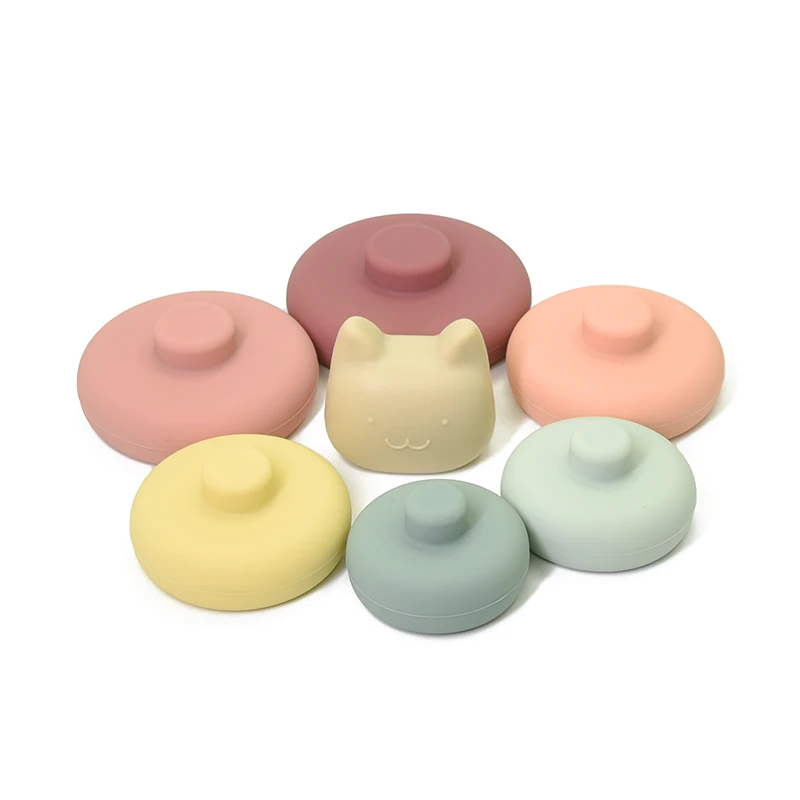Educational juguetes Children Gift silicone stack toy Creative Montessori silicone Stacking Toys For Kids