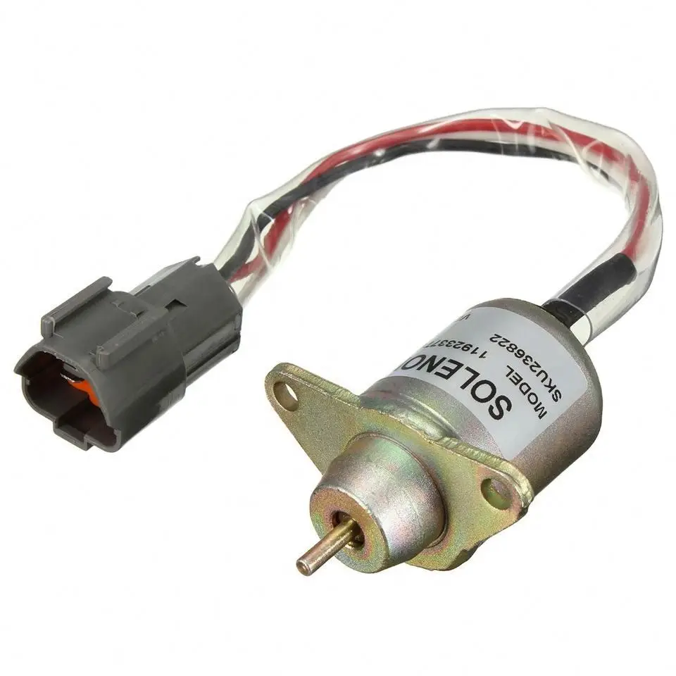 New Fuel Shutdown Shut Off 4Tnv98 4Tnv94 12V Hydraulic 119653 77 Stop Solenoid 119653- 77950 For Yanmar Engine Spare Parts