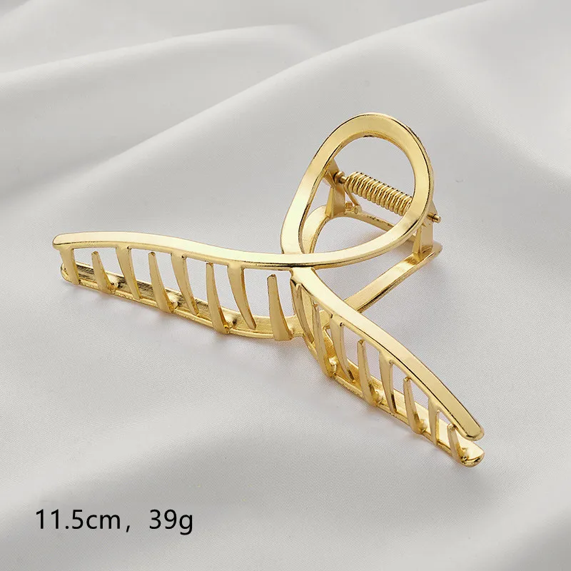 Manufacturers wholesale gripper Metal hair claw clip hairpin ponytail fashion hairstyle suitable for women hair accessories