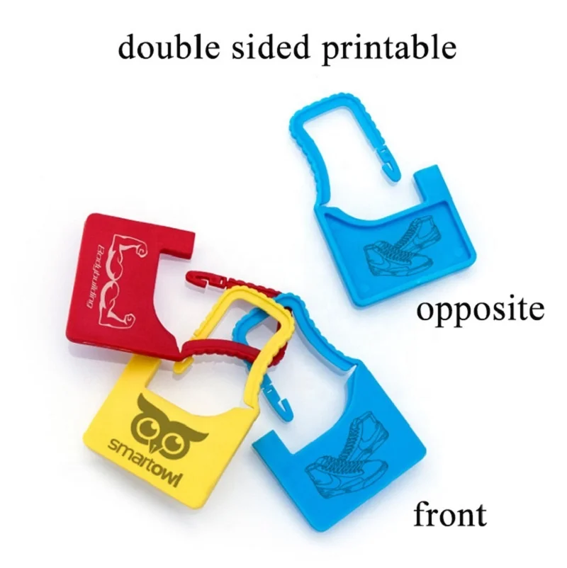 High Quality Clothes String Plastic Seal Cord Punch Disposable Label Hang Tag