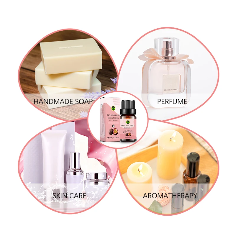 Passion Fruit Seed Fragrance Essential Oil Highly Scent for Candle Soap Diffuser - 100 Pure Natural Aromatherapy | OEM 10ML