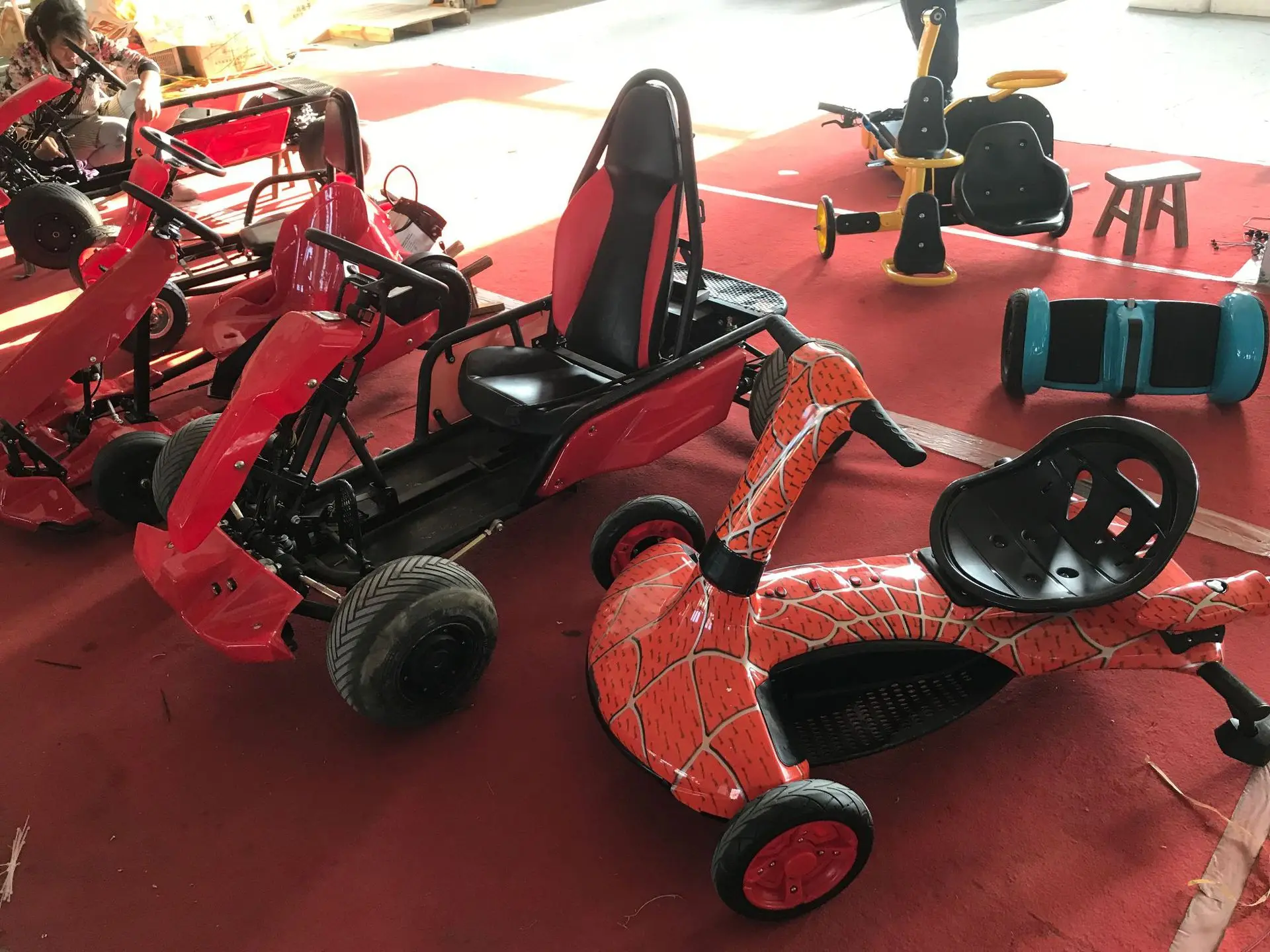 Electric Drifting Karting go-kart Racing 2IN1 Newest modle 2022 high quality 12V 7AH mini children go kart electric kart