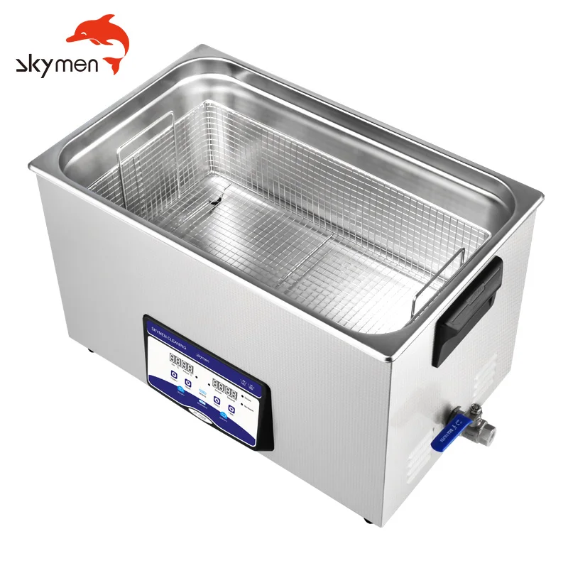 Skymen JP-100S 30L большой Ультразвуковой очиститель с 304 из нержавеющей стали и цифровой таймер в солнечном нагревателе для печатной платы