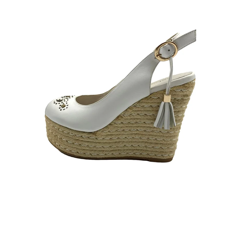 
2021 Woman Summer Sexy Wedge Sandals Platform Ladies High Heels Shoes High Quality Brand Designer Espadrilles Sandals Women 