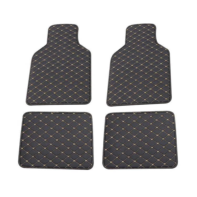3d Car Mat 100 Fitment Interior Accessories Luxury Leather Custom 4 Pieces Mat Cover Car Floor Mats