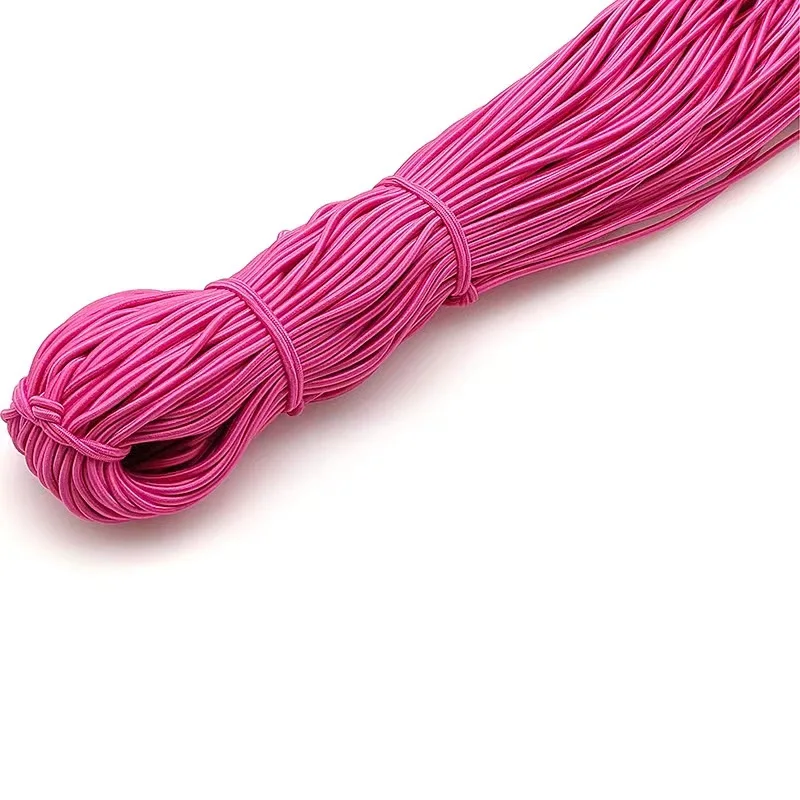 Wholesale All Size Colorful Elastic Cord Rubber Latex Bungee Straps Cords Imported Rubber Yarn With High Elasticity For Garments