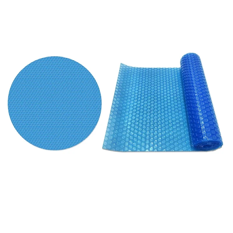 Customized family swimming pool with blue swimming pool cover solar swimming pool cover