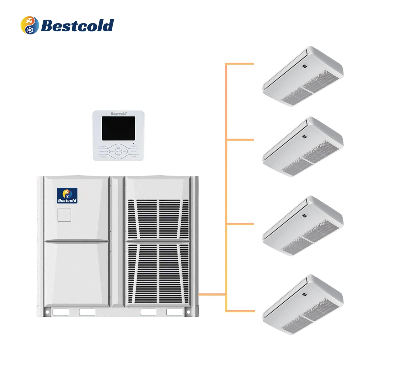 Gree Smart 24000 Btu домашний многозонный раздельный настенный блок системы потока воздуха VRF AC инвертор кондиционера