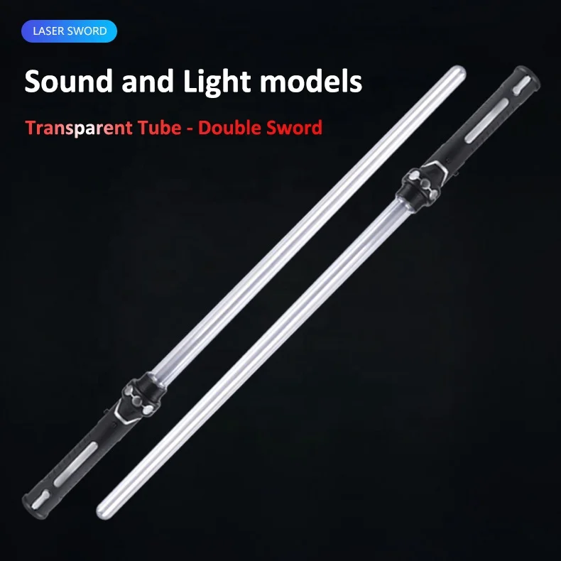 LYK-08 Most Popular Products Starwars Plastic Infinite Color Cool Blaster Double-bladed Lightsaber Kids Toy Gift