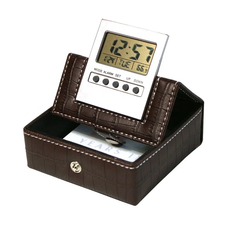 LG3015B Handmade Custom Logo Hot Selling Unique Design Portable Analog Clock Digital Clock LCD Clock
