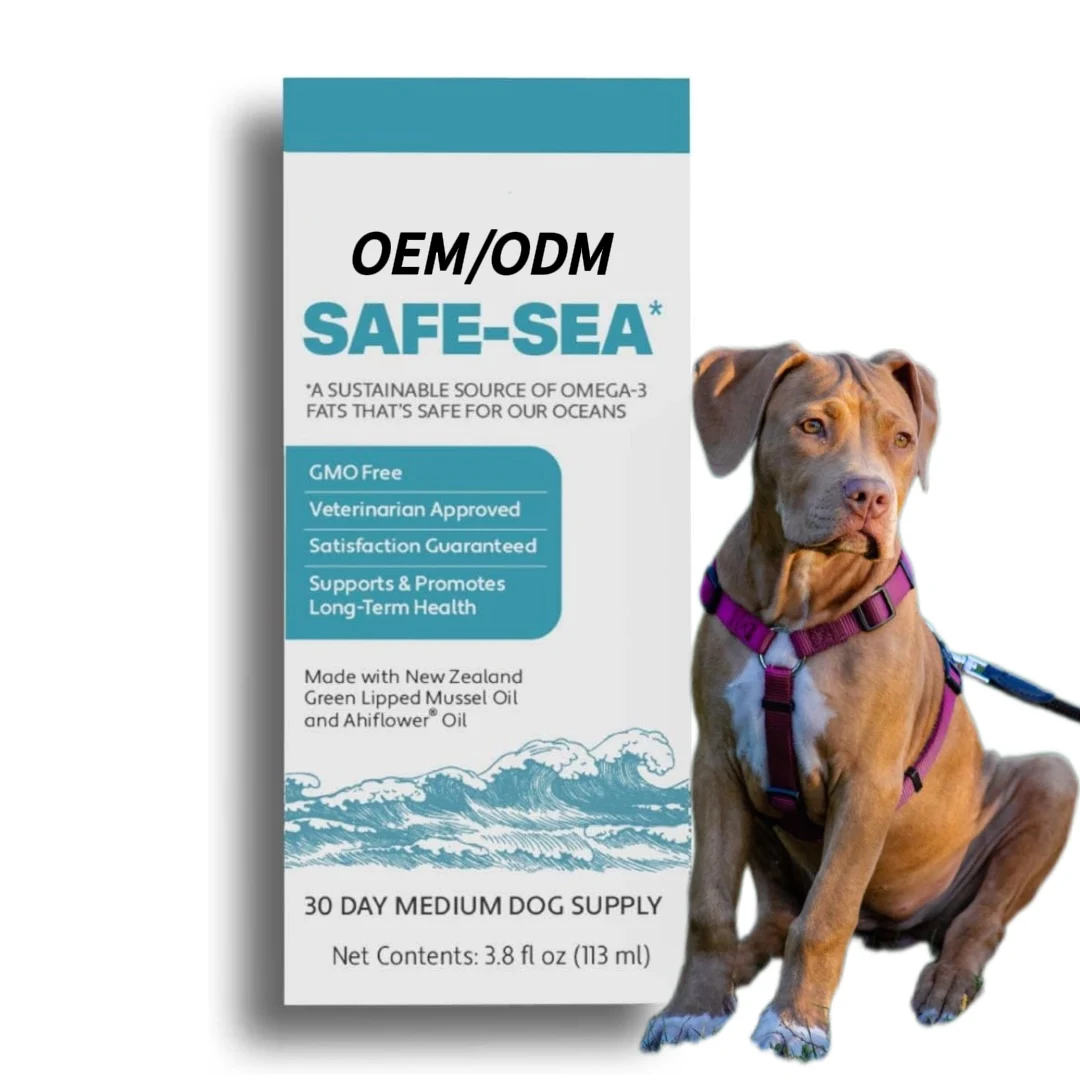Hanyun Factory Pet Health Mussel Oil Supplement Safe- Sea Premium Fatty Acids for Dogs And Cats With Omega-3 for Joint Support