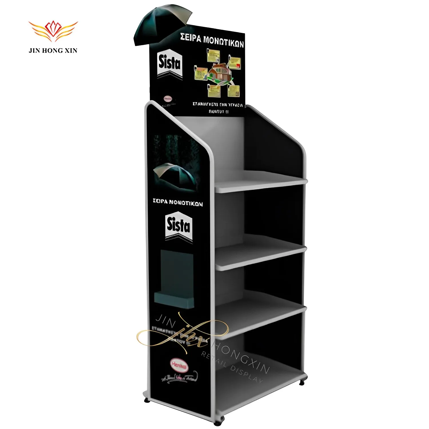 New arrival promotional metal display rack/stand hot selling umbrella storage holder