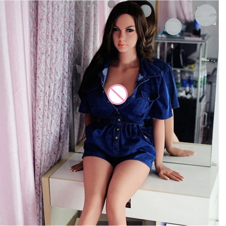 
158cm Free Shipping Cup D Big Breast Full Body Silicone Standing Life Sized Sex Doll for Men 