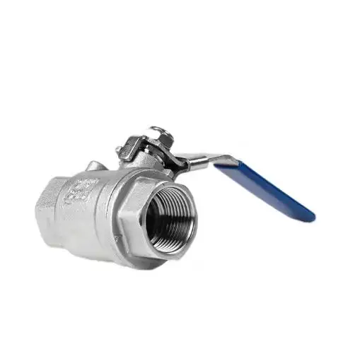 FURUI High Quality Full Port 2-Piece Water Pipe Valve Fluid Control Manual Valves Stainless Steel Female Threaded Ball Valve