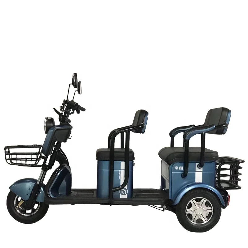 Factory Manufacture Various Electric Cargo Bike Tricycle Passenger With Cabin