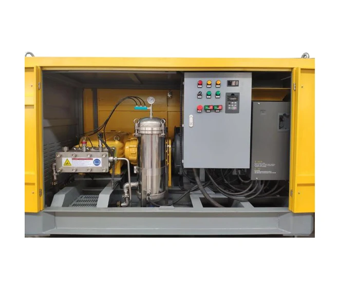 2800bar 38LPM 220KW Electric Maintenance Of Ship Rust Removal Equipment Ultra-high Pressure Cleaning Machine Hydro Blaster
