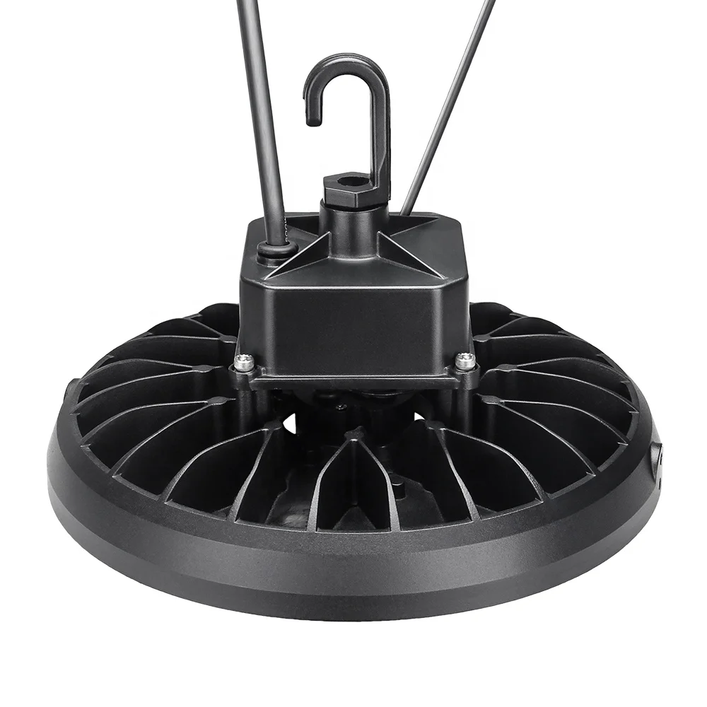 Minglight USA Warehouse LED Light 100W 150W 200W 240W 300W UFO Light  Industrial UFO Led High Bay Light