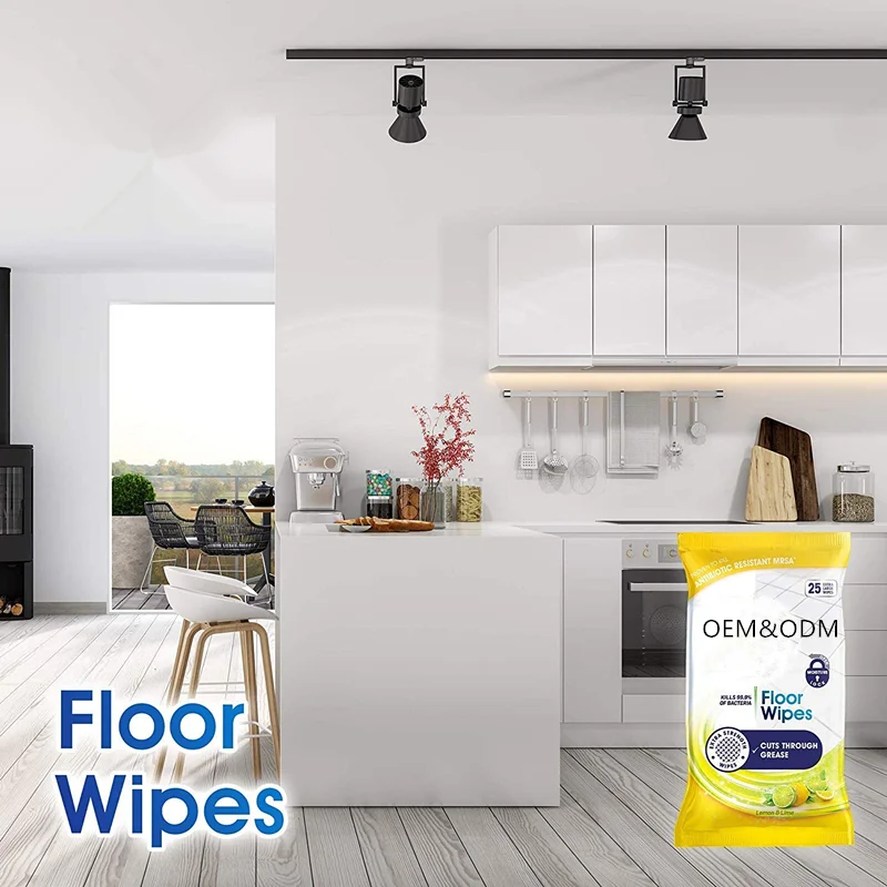 Hot sale non-woven disposable dry wipes floor cleaning wet wipes