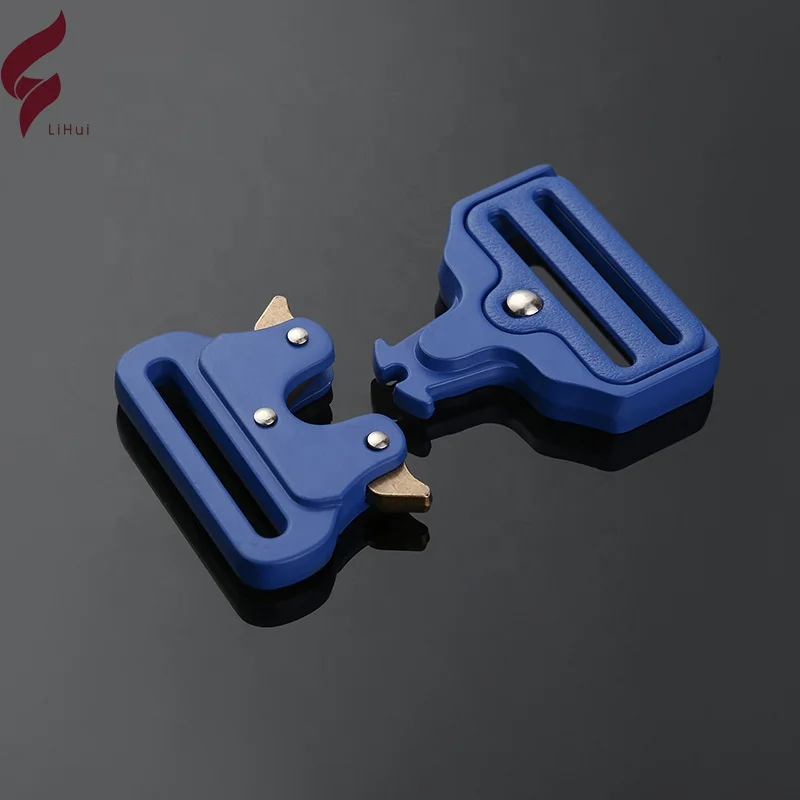 Lihui Hot Sale Leather Dog Collar Accessories Various Color Shoe Buckle Metal Men Buckles For Luggage Bags