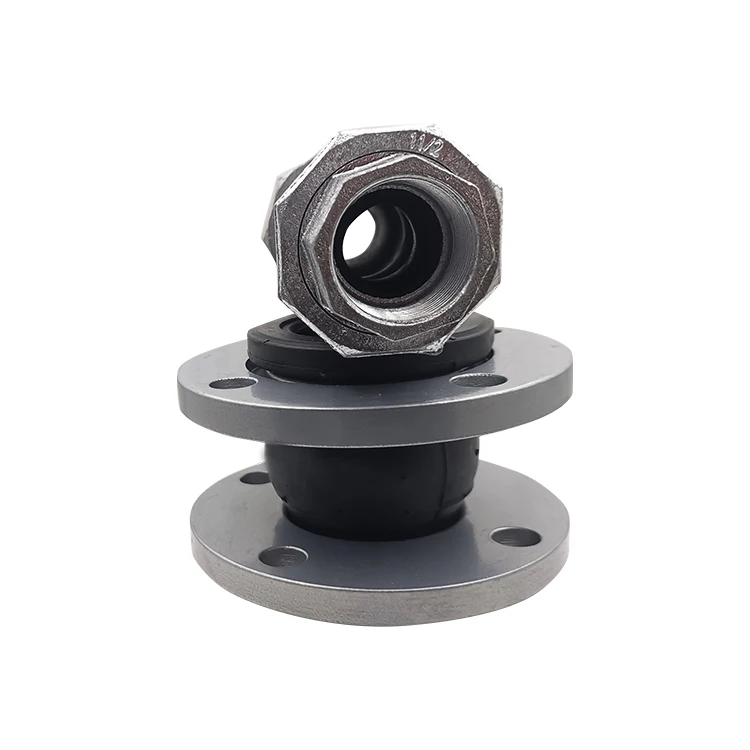 Design Union Type Screwed Threaded Connector Rubber Bellow Expansion Threaded Joint
