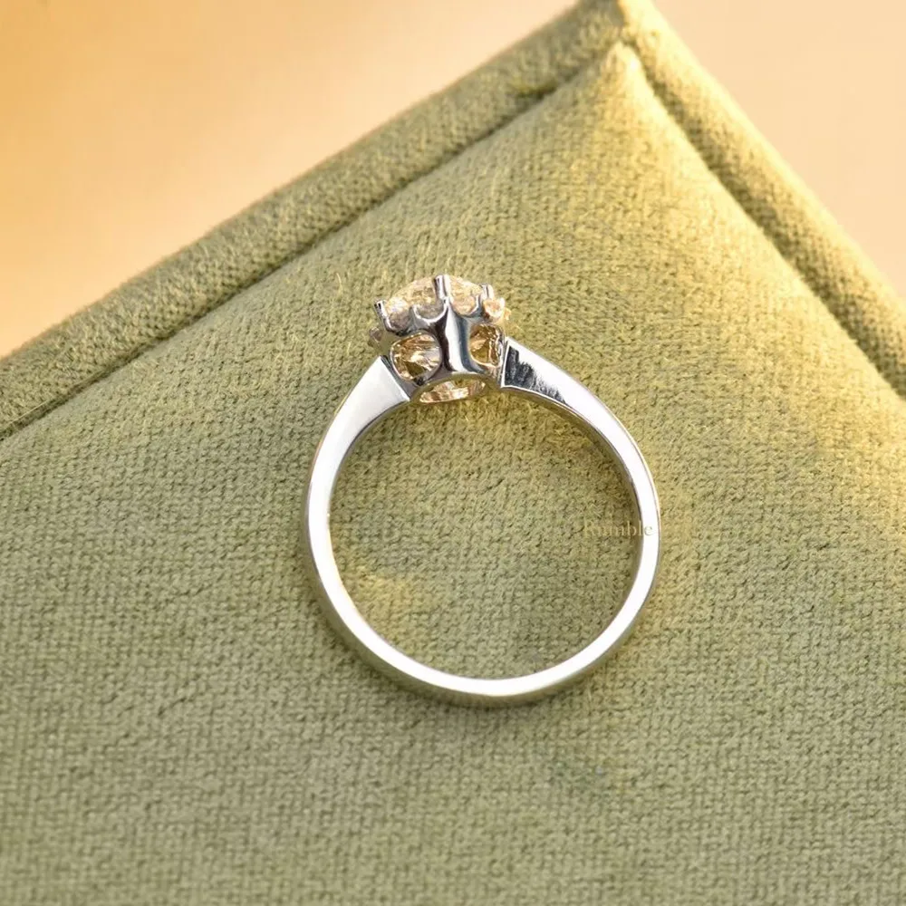 Aimgal brand luxury jewelry wholesale 18-karat gold Platinum D0.50ct d0.17ct diamond ring Custom wedding ring