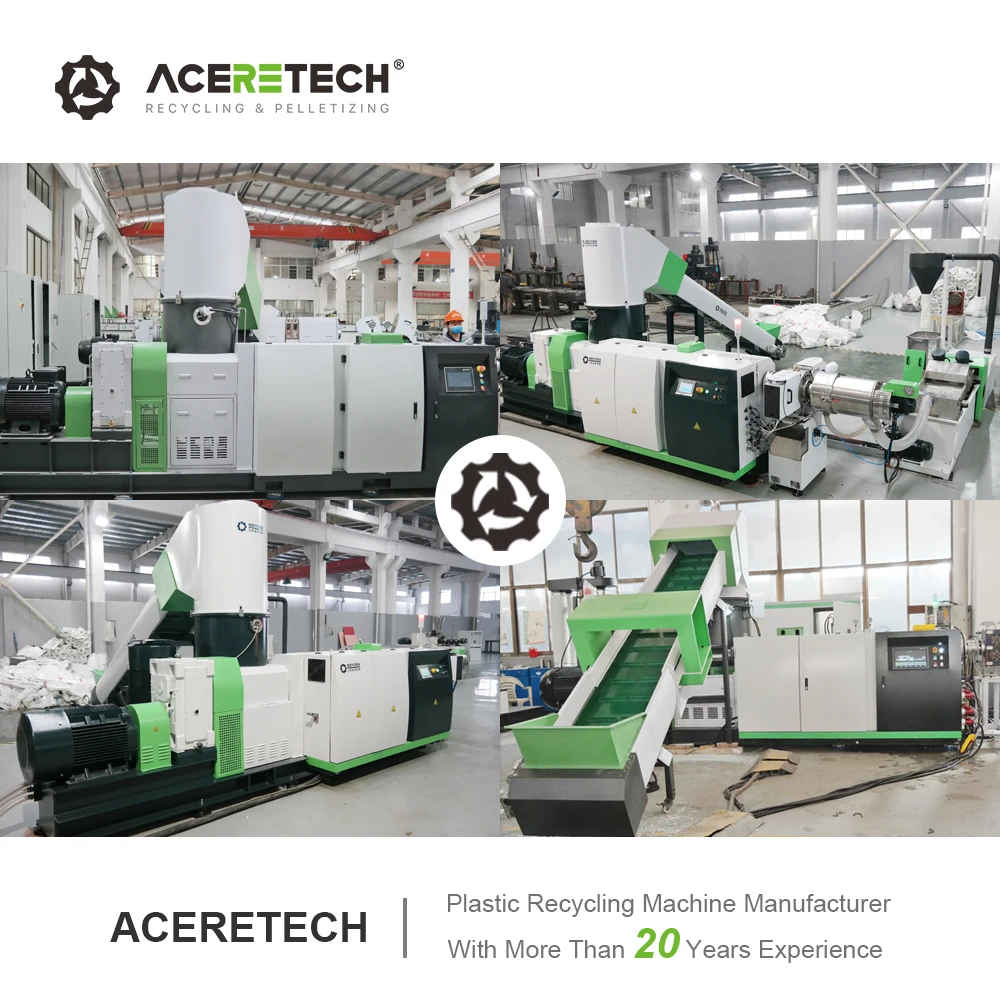 Customized ACS-H1200/160 Baby Diaper Non Woven Plastic Pelletizing Machine Pet Recycling Machine Price