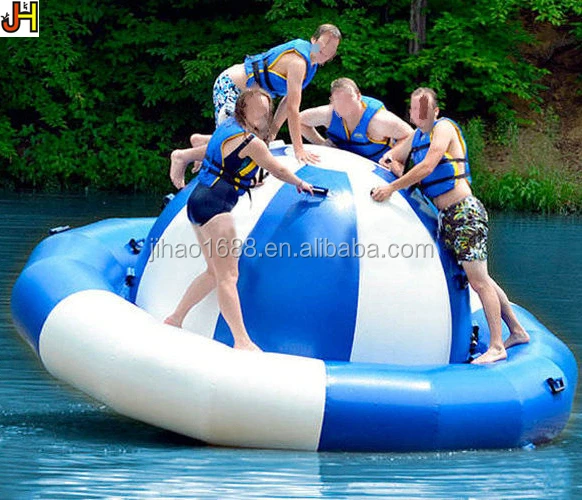 Inflatable Saturn Rocker Water Toy Floating Crazy Water Games